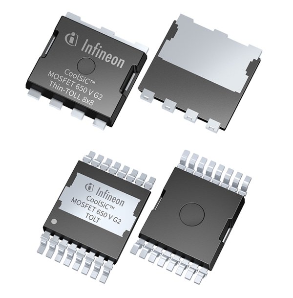 Neue CoolSiC™ MOSFETs 650 V G2 im TOLT- und Thin-TOLL-Gehäuse verbessern die Systemleistungsdichte