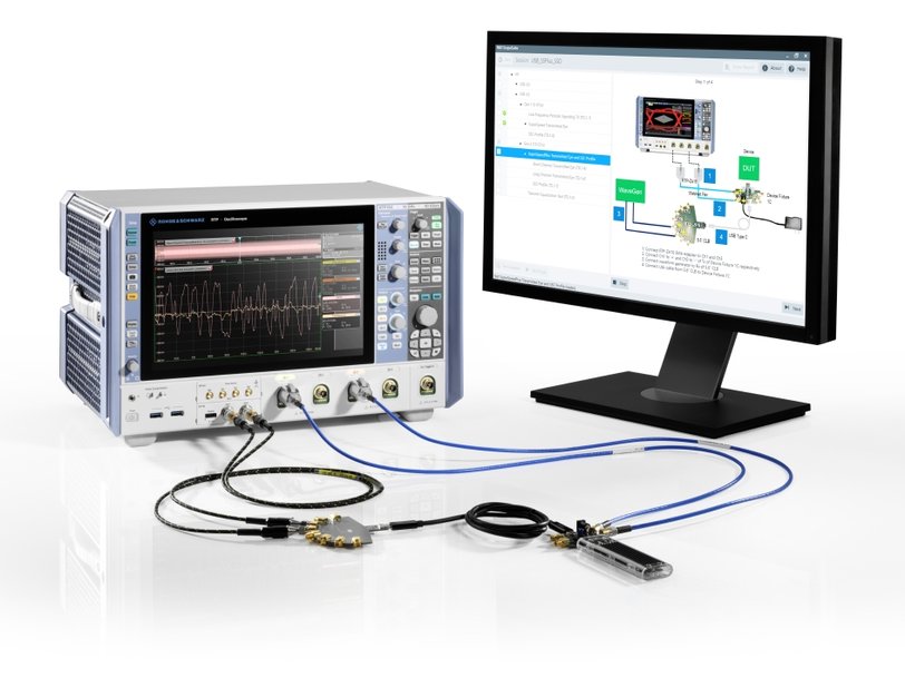 Rohde & Schwarz erhält USB-IF-Zulassung für Sender- und Empfänger-Konformitätstests gemäß USB 3.2 Gen 1 und Gen 2 