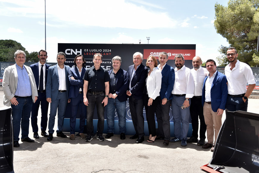 CNH weiht die Produktionslinie für elektrische Kompaktradlader in Lecce ein