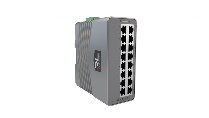 Red Lion stellt N-TRON NT116 vor: Ein robuster nicht verwalteter 16-Port-Ethernet-Switch 