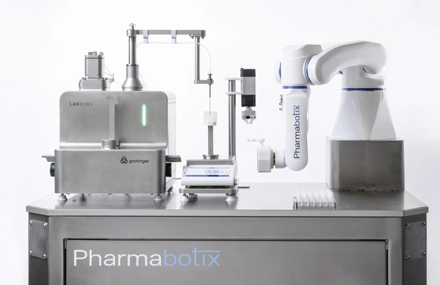 Pharmabotix nutzt Hygienic Design-Roboter Motoman HD8 von Yaskawa zum Abfüllen kleinerer Chargen