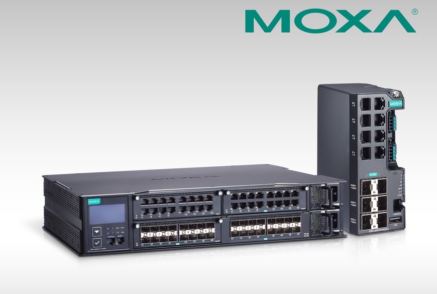 Ethernet-Switch-Portfolio mit hoher Bandbreite für industrielle Anwendungen von Moxa