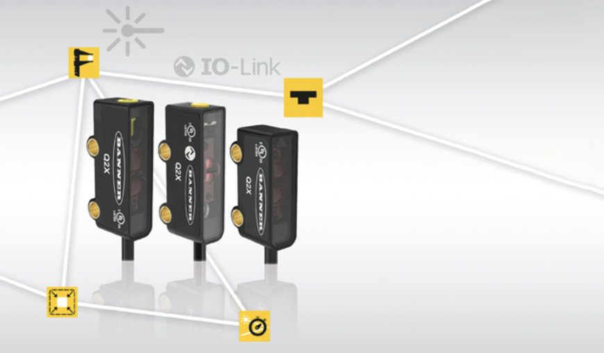 Turck präsentiert die neuen Miniatur-Optosensoren Q2X von Banner Engineering mit höchsten Reichweiten