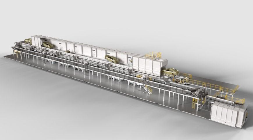 Dürr baut für Stellantis energieeffiziente Lackieranlage mit re-used Robotern