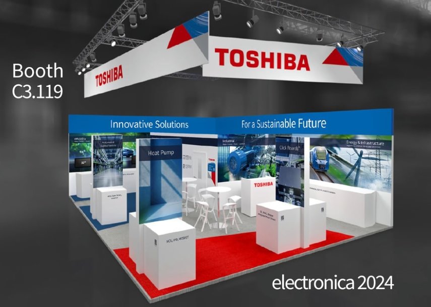 Toshiba stellt auf der electronica 2024 innovative Technologien für eine nachhaltige Zukunft vor